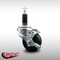 Service Caster 3'' SS Phenolic Swivel 1-1/8'' Expanding Stem Caster with Brake SCC-SSEX20S314-PHS-TLB-118 - alternate 2